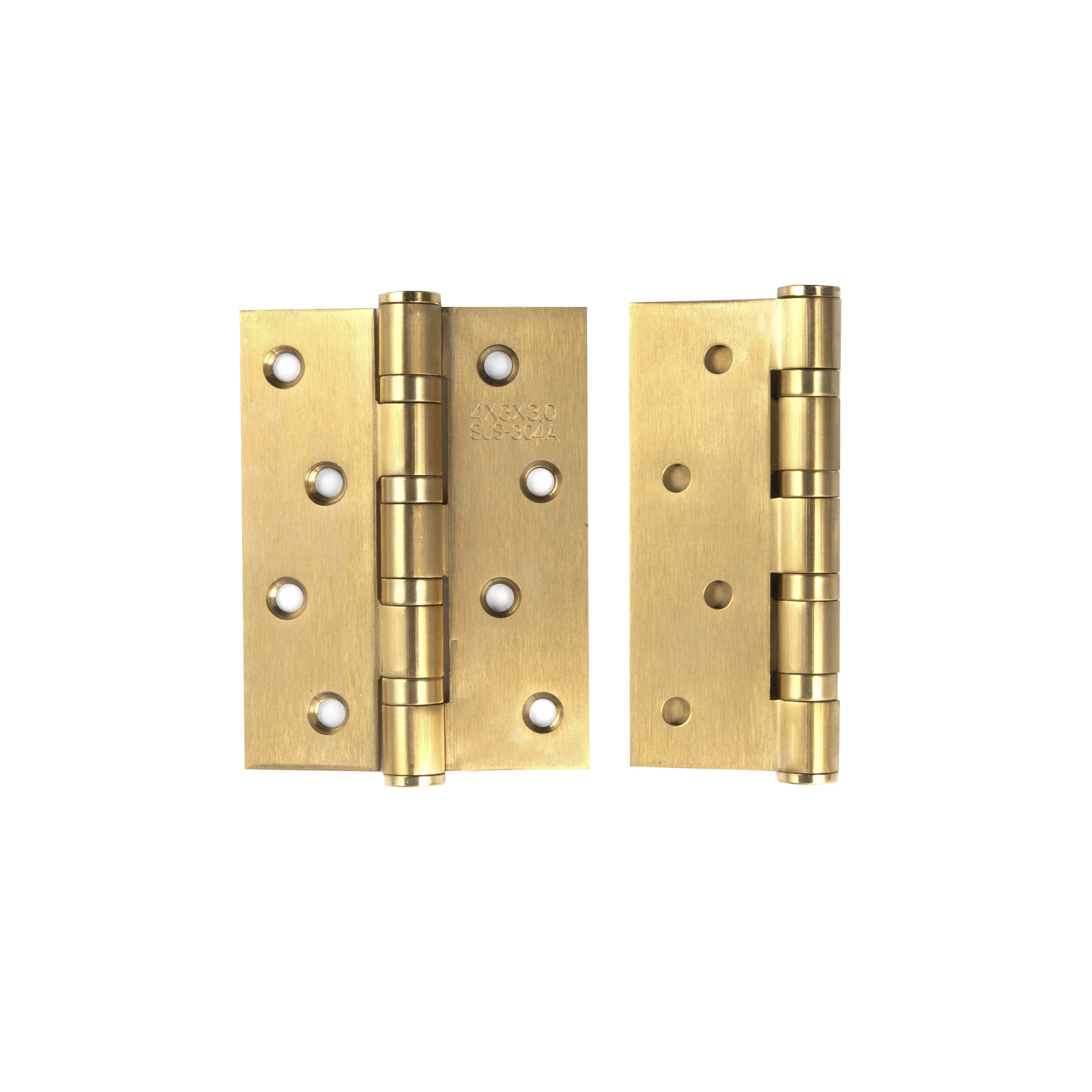 304 dobradiças de porta de madeira de aço inoxidável