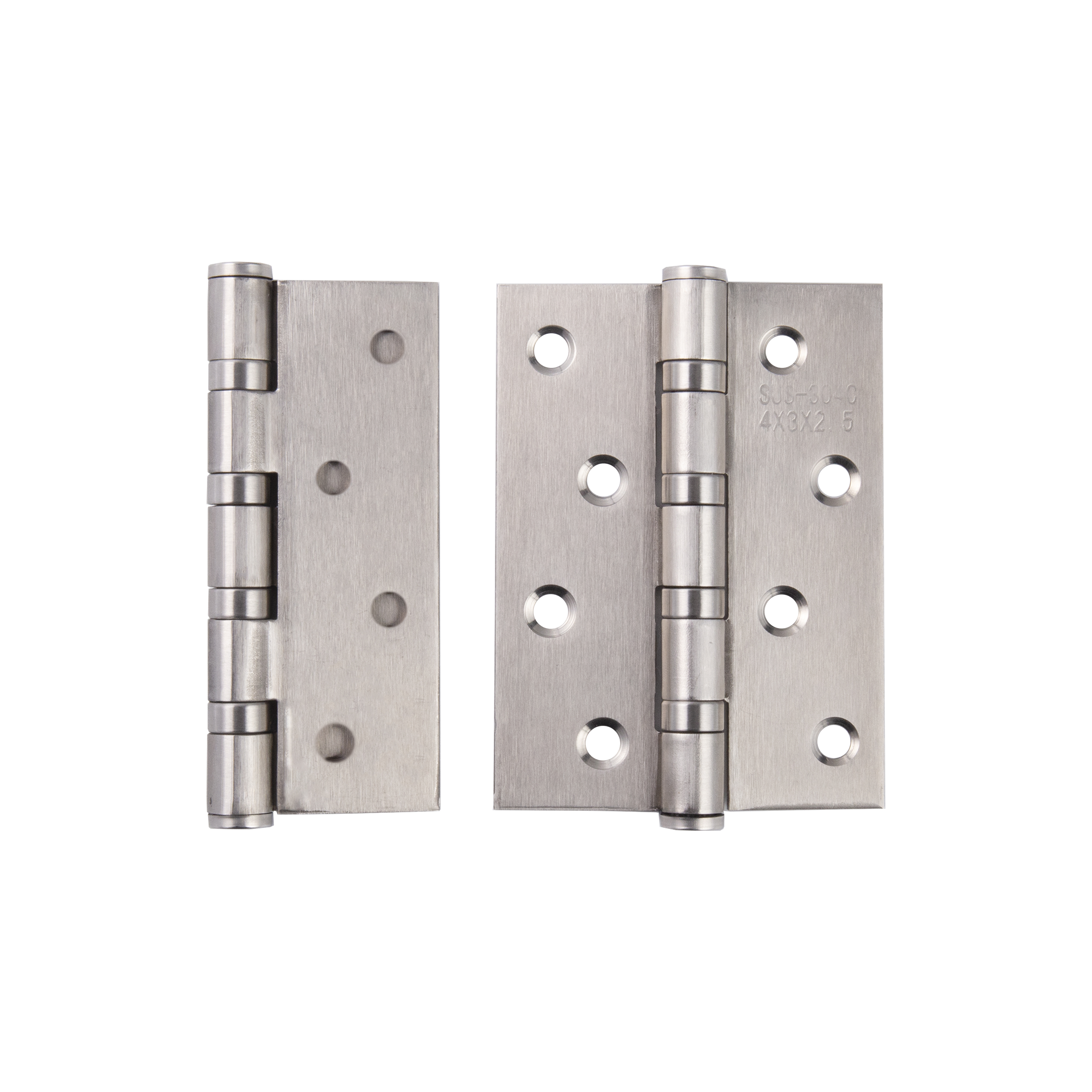 304 dobradiças de porta de madeira de aço inoxidável